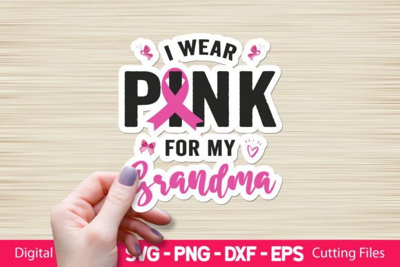 A Designer’s Take on the 'I Wear Pink for My Grandma' Sticker