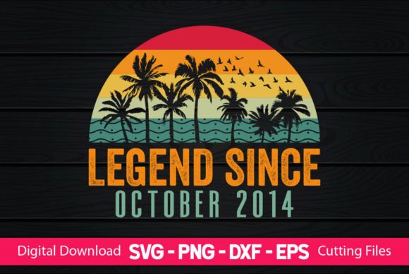 A Legend Since 2014: Graphics for Authentic Branding and Print Templates