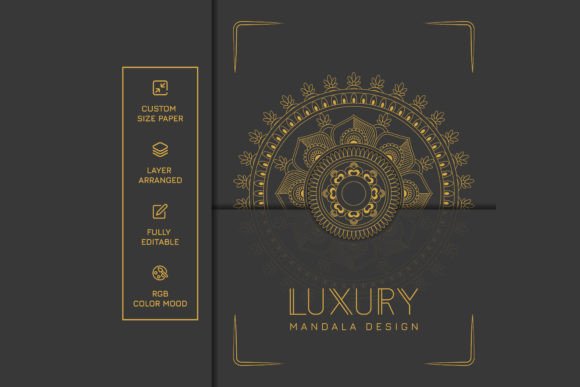 A Luxury Mandala Graphic for Craft & Patterns
