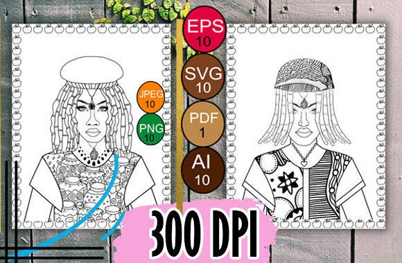 Black African Woman Hairstyle Graphics: A Designer’s Review