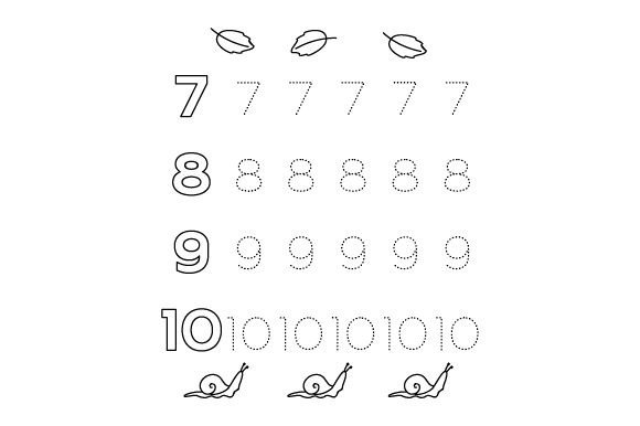 Tracing Numbers: A Craft & Coloring Page Asset for Real Projects